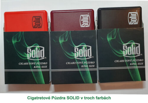 Cigaretové púzdra 3 farby